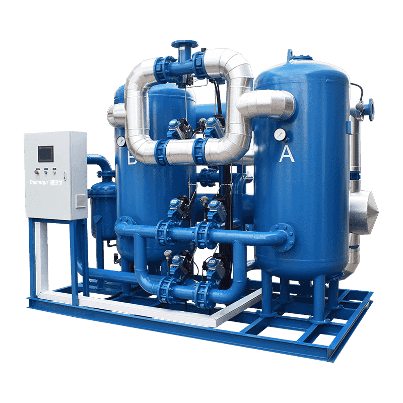 compression heat zero gas consumption adsorption dryer